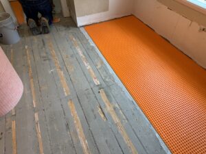 Custom Tile Shower & Wood-Look Tile Floor – Turner St, New Bedford, MA