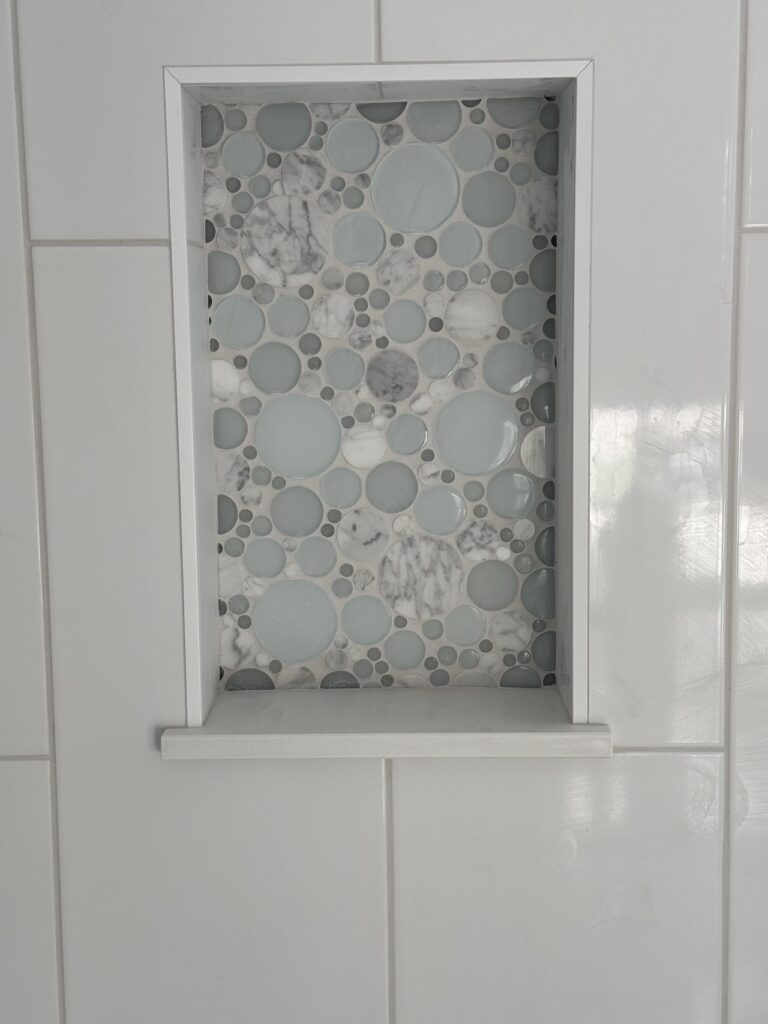 Custom Tile Shower & Bathroom Floor – John Alden Court, Dartmouth, MA
