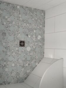 Custom Tile Shower & Bathroom Floor – John Alden Court, Dartmouth, MA