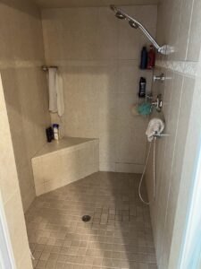 Custom Tile Shower & Wood-Look Tile Floor – Turner St, New Bedford, MA