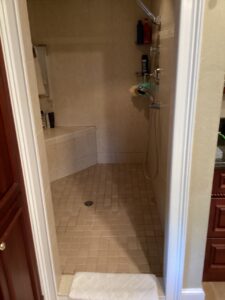 Custom Tile Shower & Wood-Look Tile Floor – Turner St, New Bedford, MA