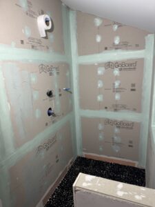 Custom Marble Shower & Ceramic Tile Flooring – Pickens St, Lakeville, MA