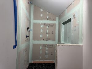 Custom Marble Shower & Ceramic Tile Flooring – Pickens St, Lakeville, MA