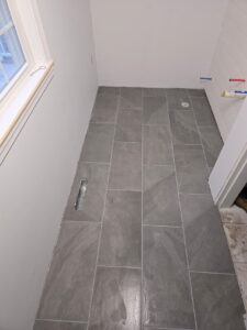 Custom Marble Shower & Ceramic Tile Flooring – Pickens St, Lakeville, MA
