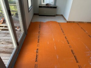 Mudroom Tile Installation – Hathaway Rd, New Bedford, MA