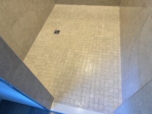 Custom Tile Shower & Wood-Look Tile Floor – Turner St, New Bedford, MA