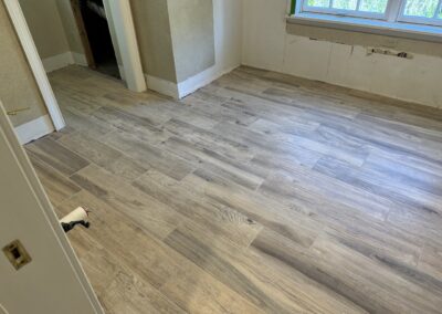 Custom Tile Shower & Wood-Look Tile Floor – Turner St, New Bedford, MA
