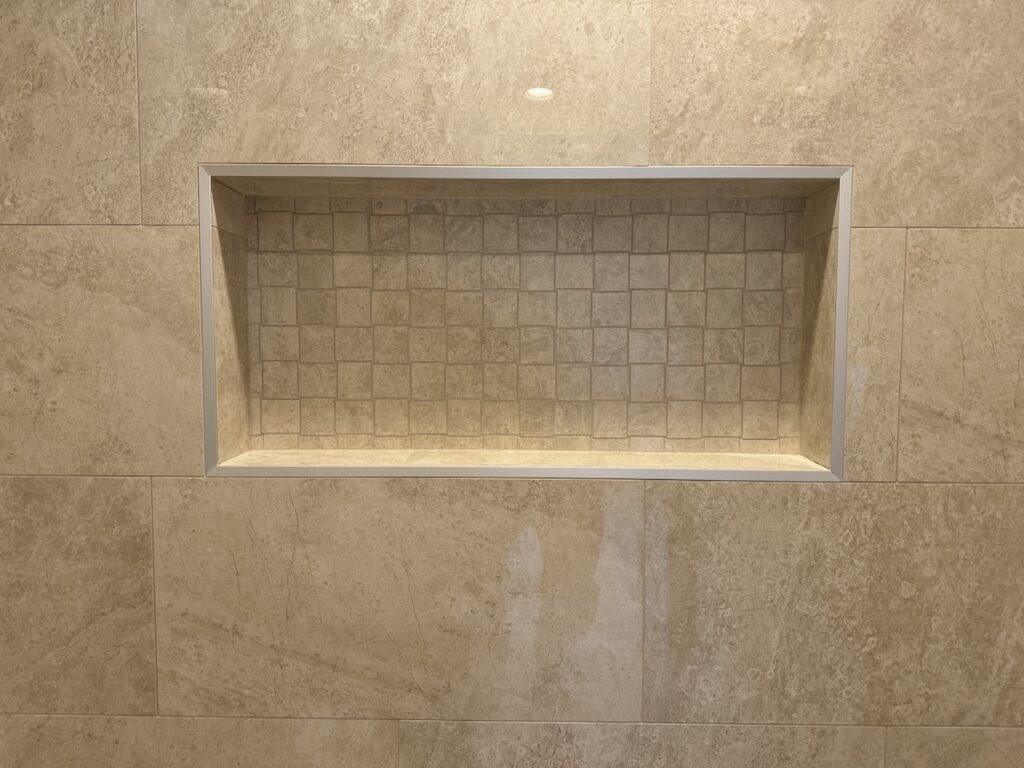 Custom Tile Shower & Wood-Look Tile Floor – Turner St, New Bedford, MA