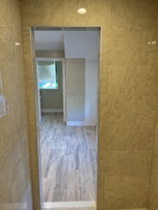 Custom Tile Shower & Wood-Look Tile Floor – Turner St, New Bedford, MA