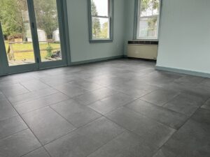 Mudroom Tile Installation – Hathaway Rd, New Bedford, MA