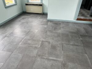 Mudroom Tile Installation – Hathaway Rd, New Bedford, MA