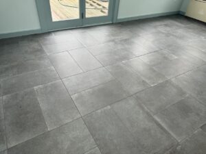 Mudroom Tile Installation – Hathaway Rd, New Bedford, MA