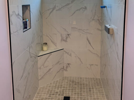 Complete Bathroom Remodel with Waterproof Tile Installation – Rehoboth, MA